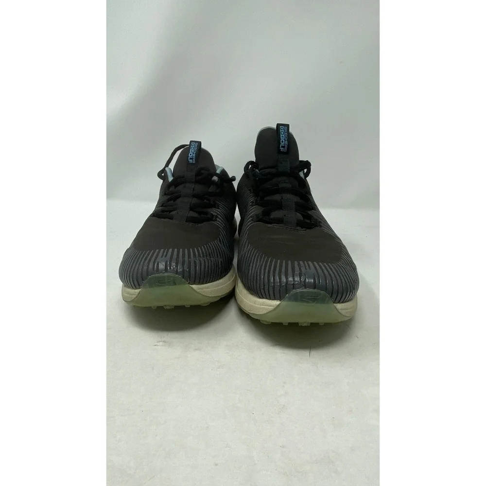 Skechers Go Golf Elite V.4 Spikeless Golf Shoes Black Blue 123021 Mens 11